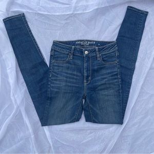 American Eagle Dark Wash High Waisted jeans